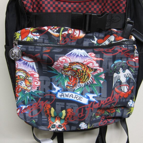 Ed Hardy Backpack Red/Black 18\